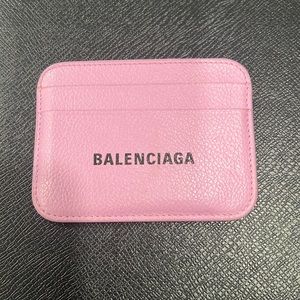 Bb Pink Balenciaga card case. In excellent used condition! I would say like new!